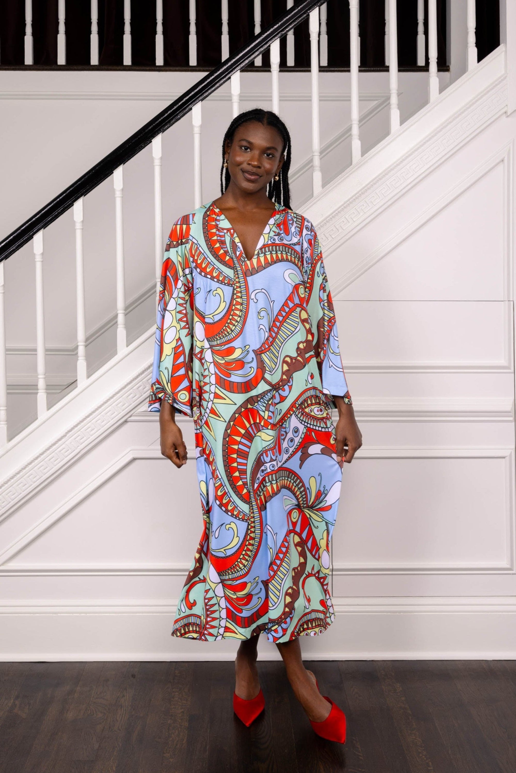 Dianna Singh The Swing Dress in Fancy Jersey