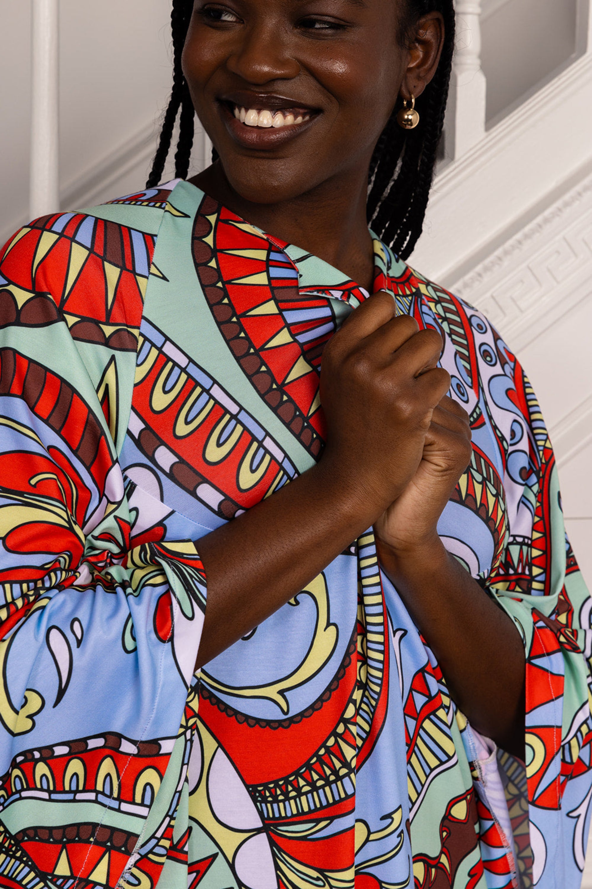 Dianna Singh The Swing Dress in Fancy Jersey
